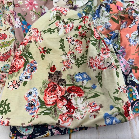 Floral Patterned Womens Chemo Headwear Hats Cotton Slouchy Beanie Cap Set of 7 main image 6